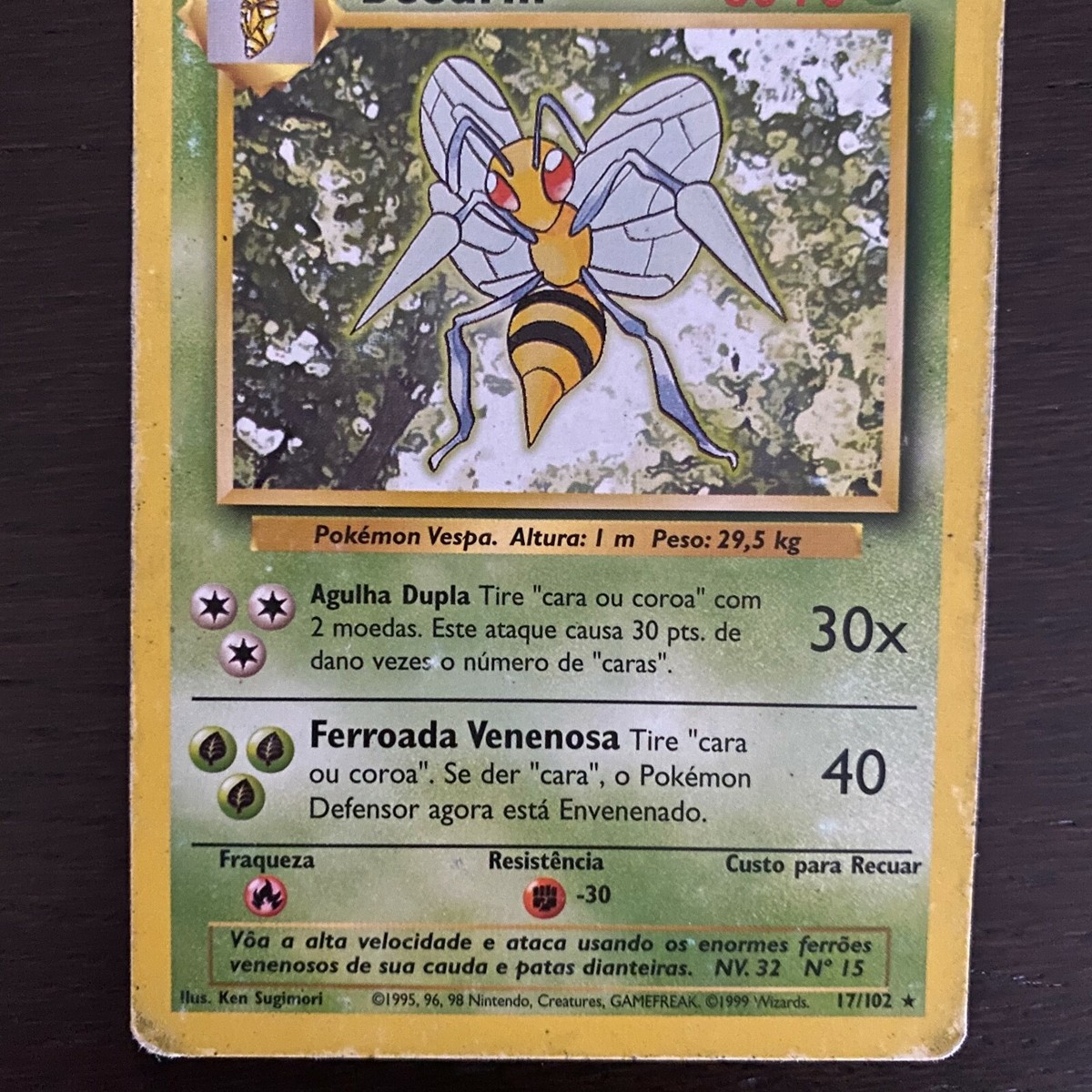 Beedrill - 18/75 Neo Discovery (Pokemon) Non Holo Rare MP