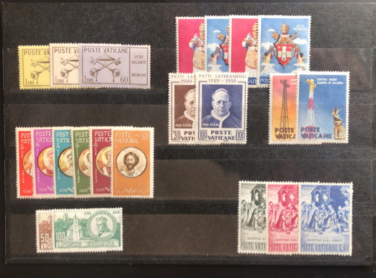 Annata Completa 1974 Vaticano Paolo VI - Collezione Di 25 Francobolli Nuovi MNH (Mint Never Hinged)