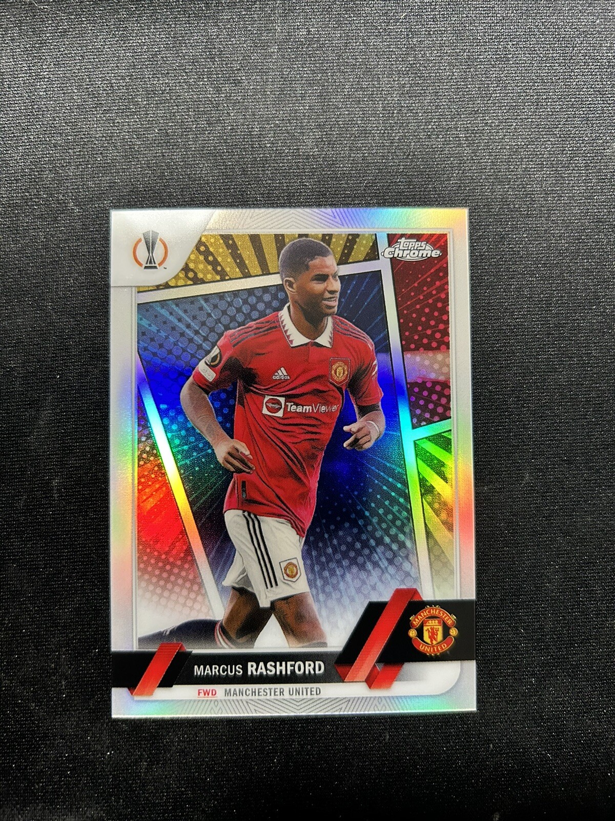 2022-23 Topps Chrome UCC Marcus Rashford Hero Variation SSP