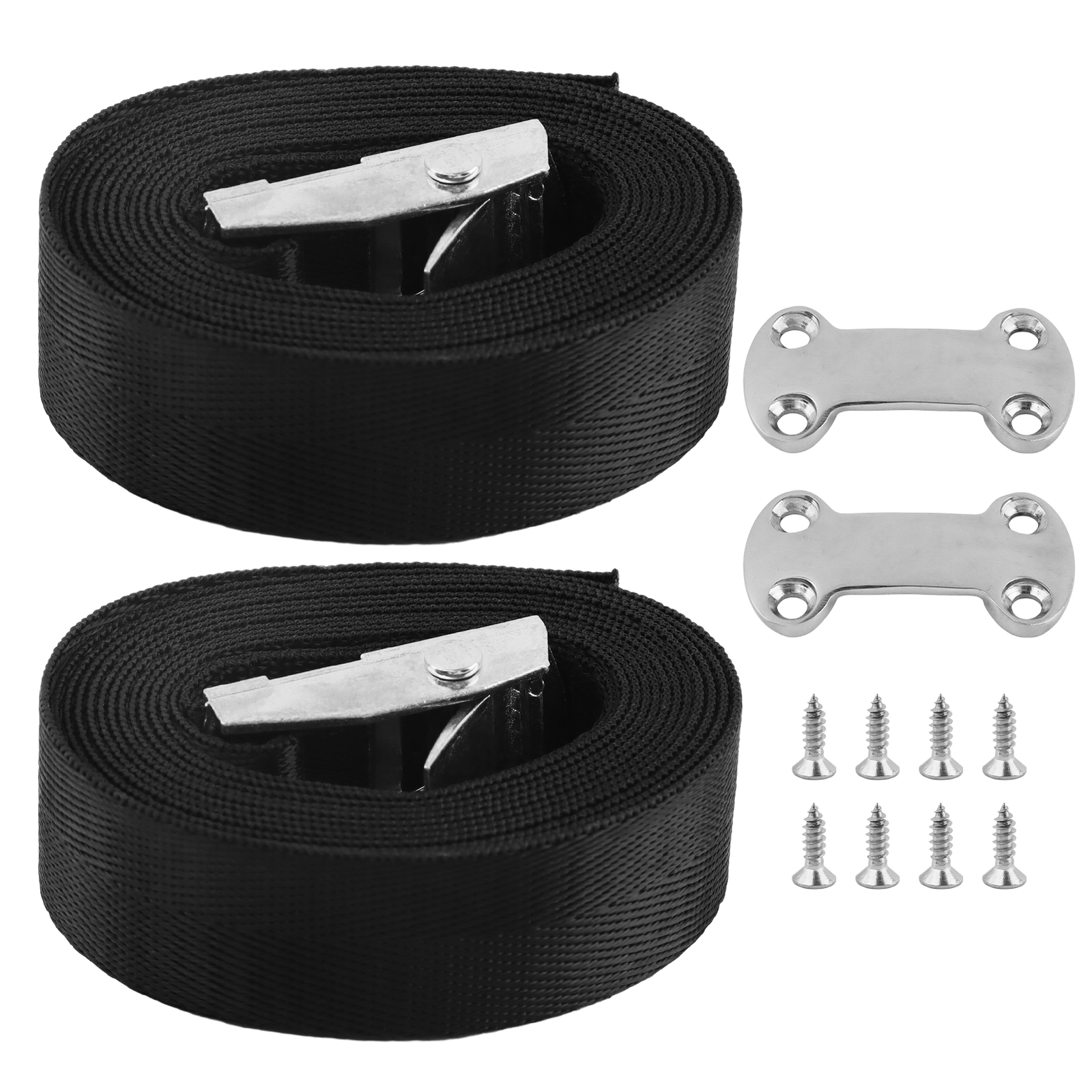 With Brackets Heavy Duty Cooler Tie Down Strap Set Gas Tank ATVs