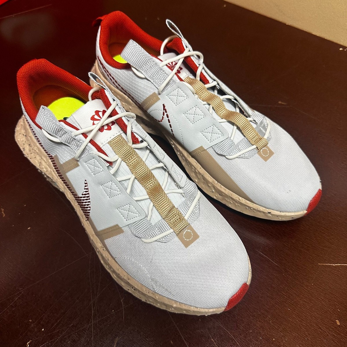 Nike Mens White Crater Impact SE DJ6308-005 Athletic Sneaker  display picture 3
