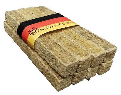 8x Dauerdocht für Kerzenfresser Wachsfresser Kerzenreste Holzfaser