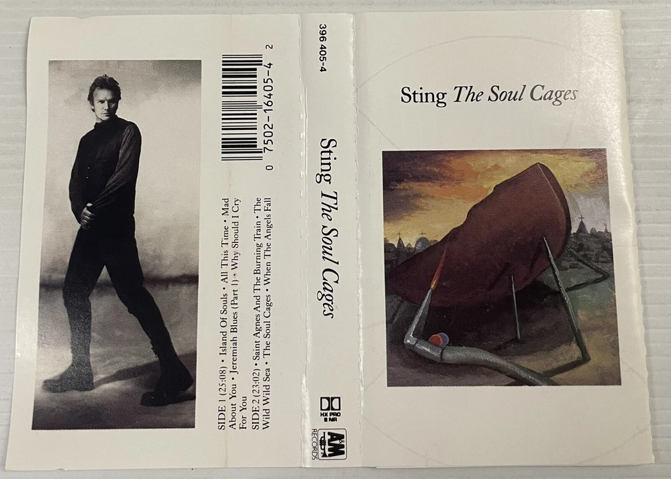 Sting The Soul Cages Music Cassette Tape 396 405-4 A&M 1991 - Image 4 of 4
