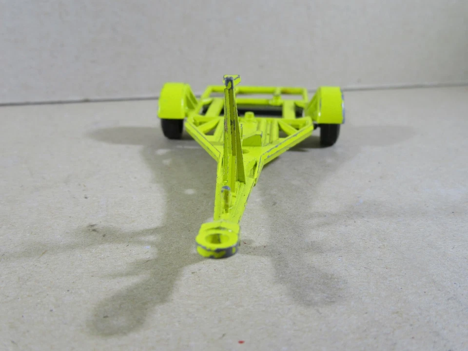 114U Vintage 1970 Matchbox King Size K-25 Inghilterra Rimorchio Giallo - Immagine 2 di 4