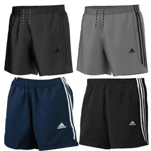 ADIDAS 3 STRIPE PERFORMANCE MENS SHORTS 4 COLOURS S TO 2XL SIZES FREE  SHIPPING | eBay