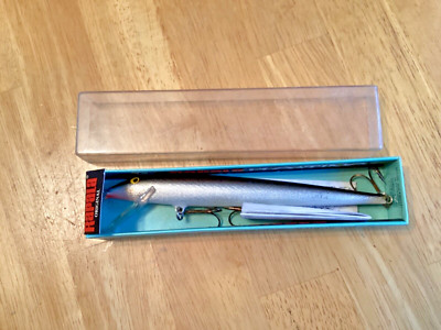 Flotteur Rapala Vintage – Fabriqué En Finlande – Noir Argent 3.5" – Rare