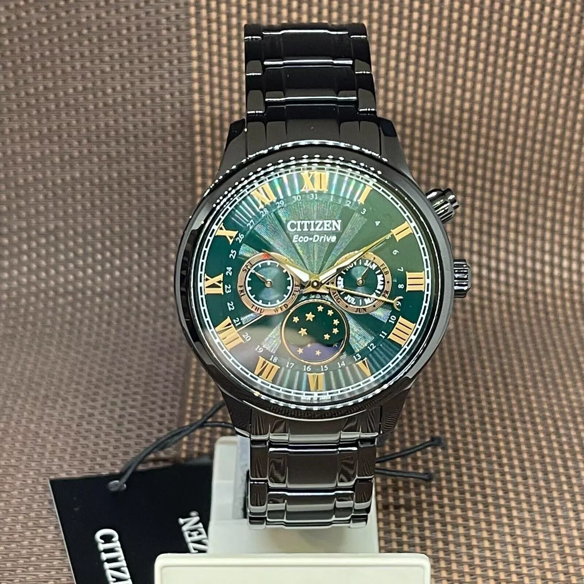 Citizen black deals and green watch