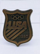 1980 USA Olympic Team Belt Buckle US Olympic Committee