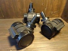 GP Double caster Dolly black with stopper; type Yamaha Repair Tools from Japan