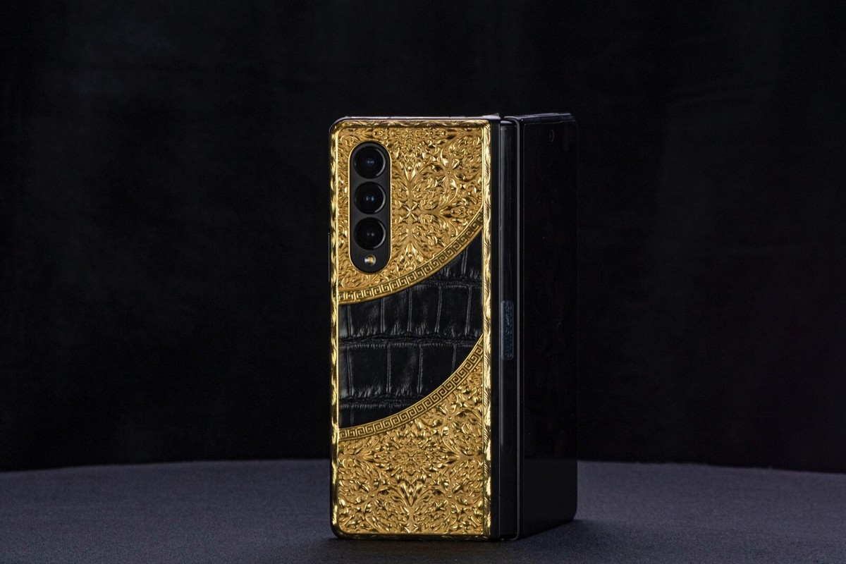 Samsung Galaxy Z Fold 5 Exclusive Handcrafted Gold Plated Case