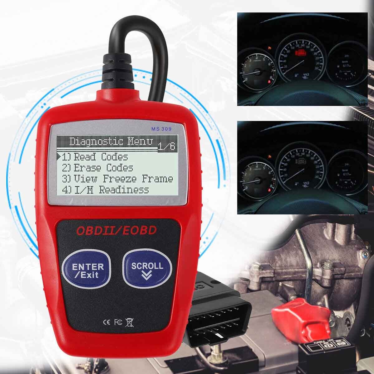 OBD Code Reader Automotive OBD2 Scanner Car Check Engine Fault
