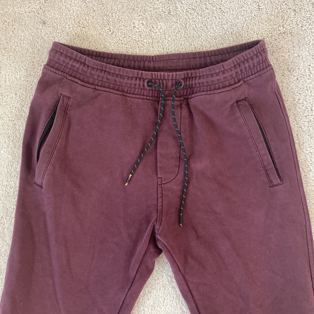 Jogging Garçon American Eagle – Noir, Taille S, Poches, Taille Élastique