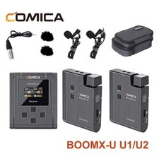 Comica BoomX-U U2 Broadcast UHF Wireless Microphone System Transmit Receiver Kit