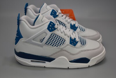 UK SIZE - 4 GS Nike Air Jordan 4 Retro (GS) military blue | eBay UK