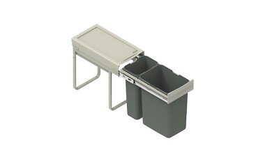 Recyclingbehälter ausziehbar Küchenabfallbehälter 300 mm Einheit - 30L (JC-603)