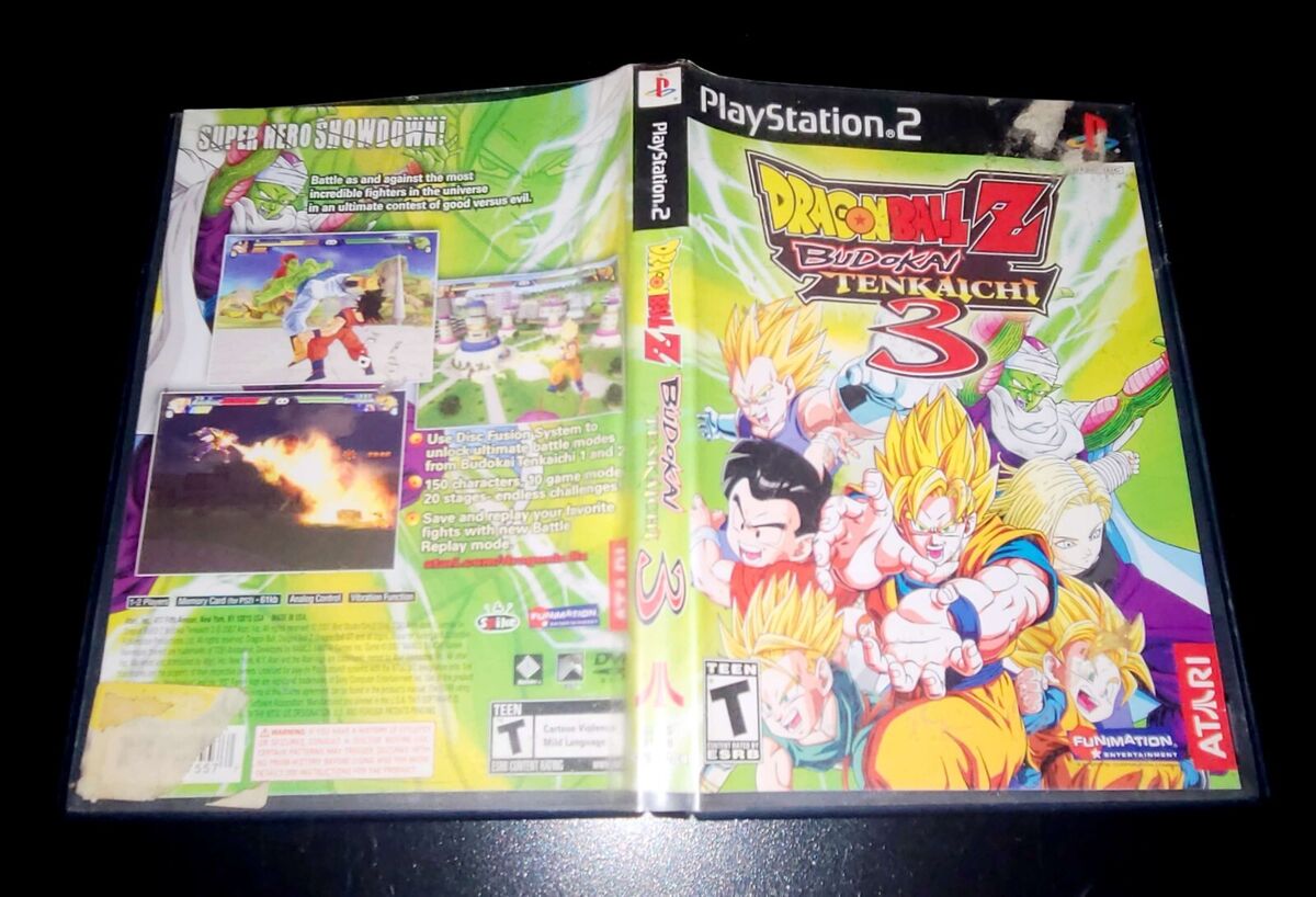 Dragon Ball Z Budokai Tenkaichi 3 (Sony Playstation 2) Custom Case & Insert  only