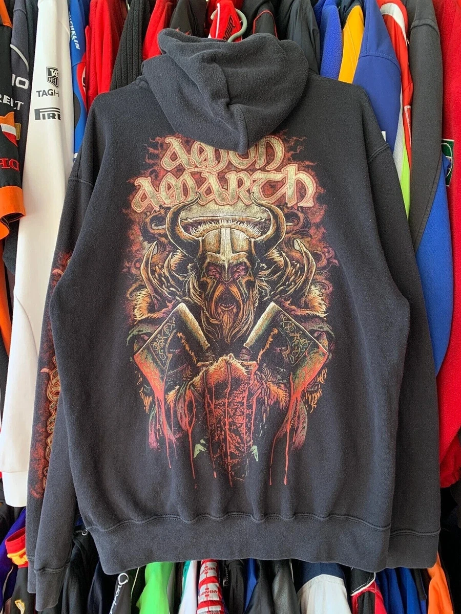 VINTAGE AMON AMARTH HOODIE MEN S SIZE M eBay