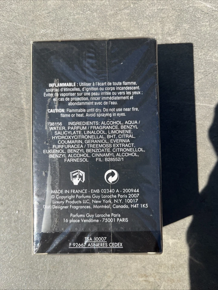 GUY LAROCHE COSMAIR DRAKKAR NOIR 50 ML VINTAGE EDT SPLASH (NUEVO CON CAJA) Foto 2 de 3