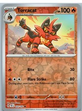 Torracat 033/162 Common Temporal Forces Pokemon Reverse Holo Near Mint