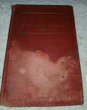 A History Of Shenandoah County Virginia By John Wayland / 1927 HC Worn Complete