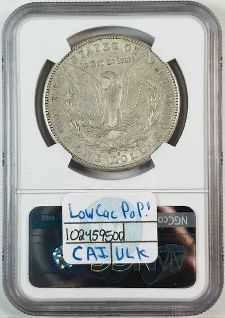 1904 S Morgan Silver Dollar NGC XF-45 CAC Low CAC Pop! - Image 2 of 2