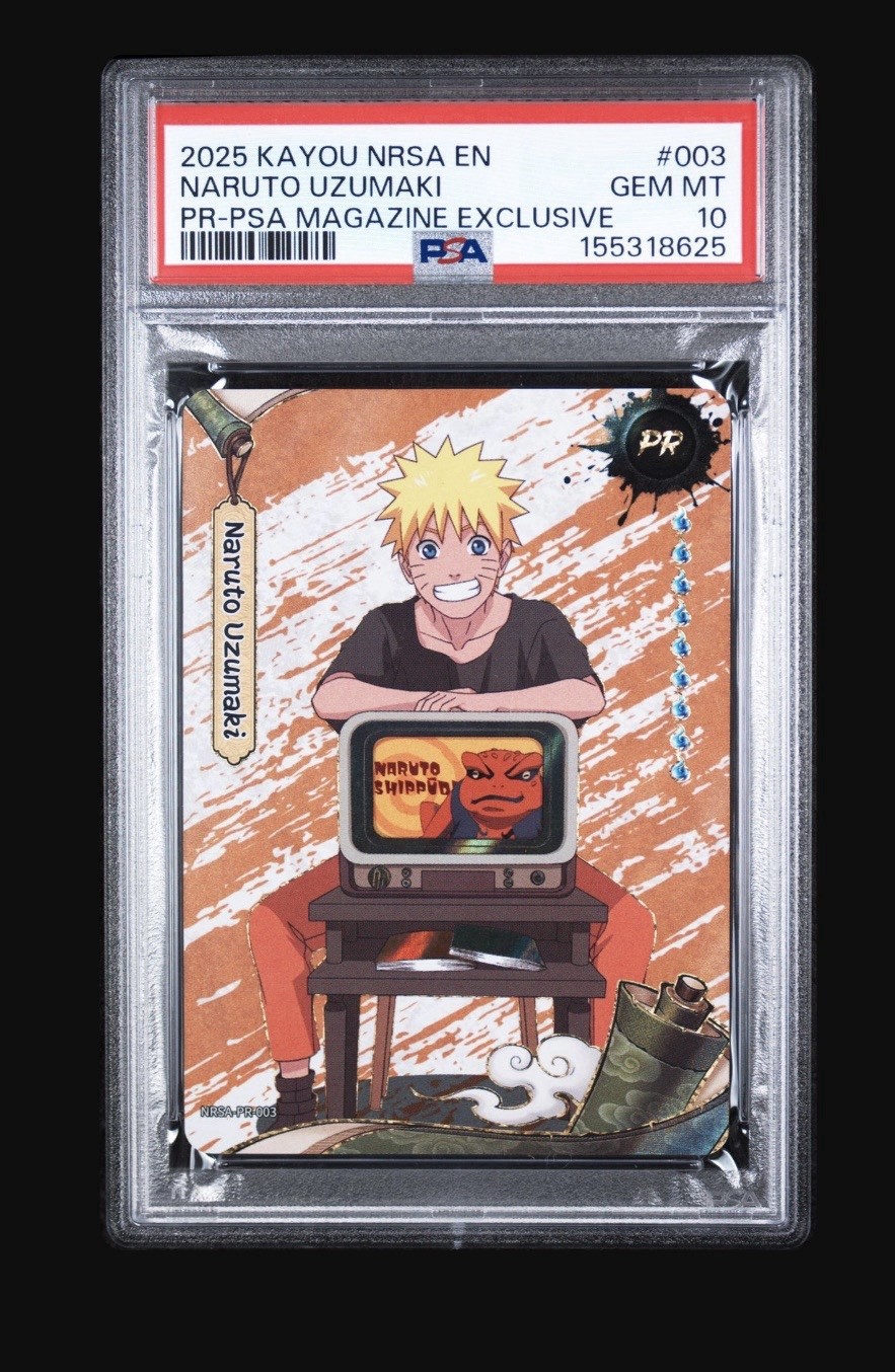 PSA 10 2025 KAYOU NARUTO SMRITI JIN ENGLISH SERIES 2 PR | PSA MAGAZINE EXCLUSIVE view 1