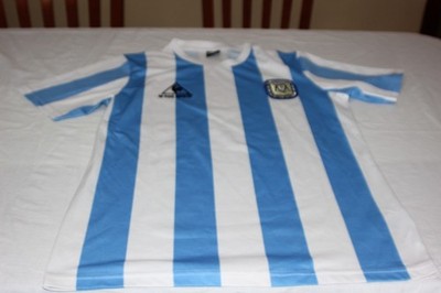 T-Shirt Fußball Auswahl aus Argentinien, 1986 Marke Le Coq Sportive Größe L