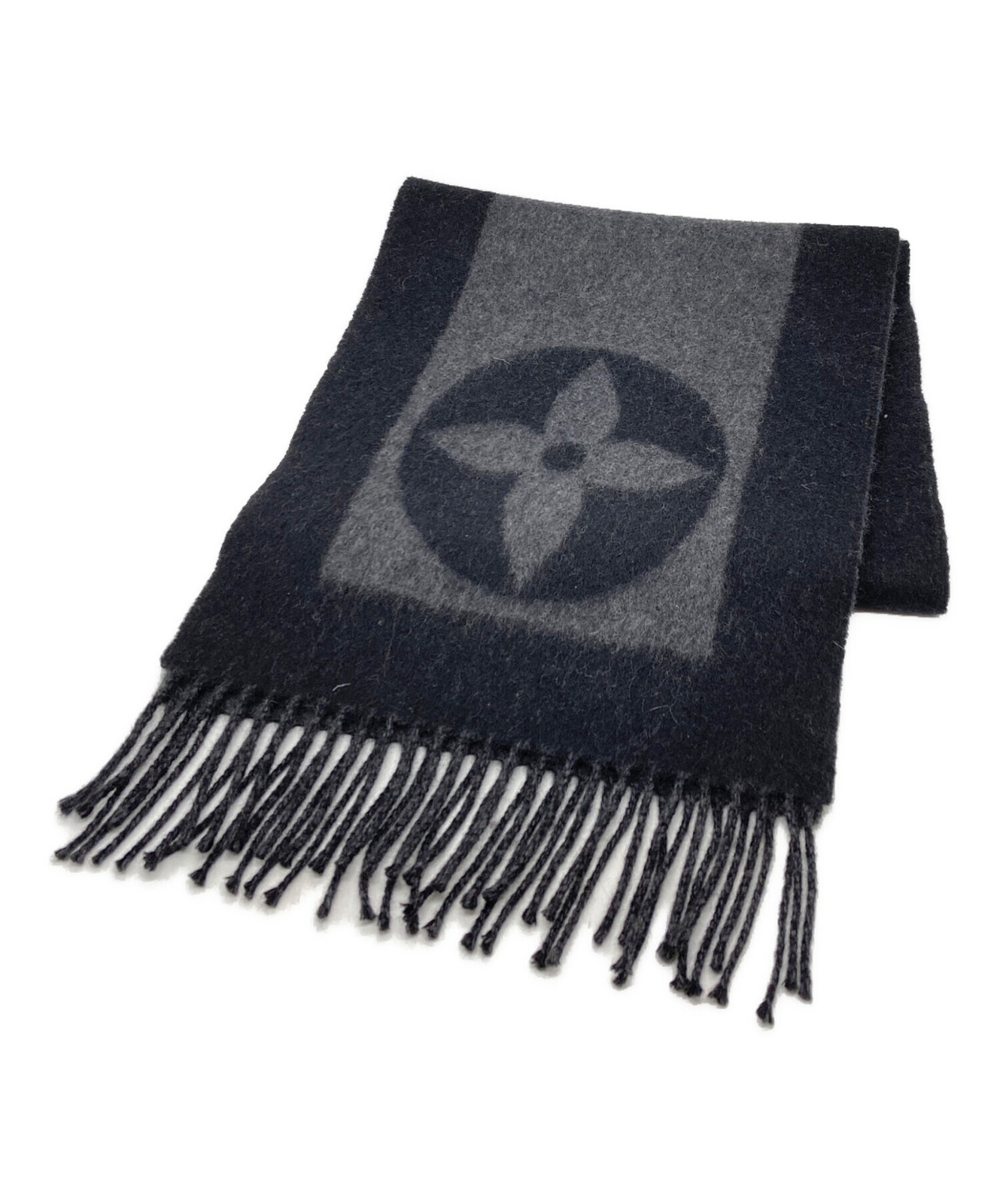 LOUIS VUITTON Cardiff Scarf M70482 in Black 387