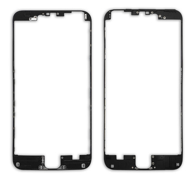 iPhone 6 Plus Display Rahmen Mittelrahmen Bezel Middle Frame Hot Glue Schwarz