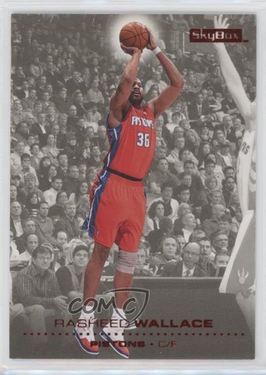 2008-09 Skybox Ruby 24/50 Rasheed Wallace #44 2h4