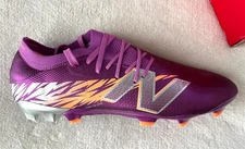 New Balance Furon Elite FG V8 Soccer Cleats, Men, $215, Purple Gray, Size 9