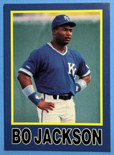 Bo Jackson 1990 St☆r Star Big League Yellow & Blue #NNO Kansas City Royals