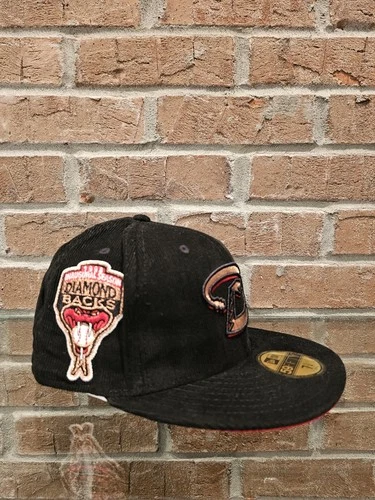 New Era 59Fifty Arizona Diamondbacks MLB Club Corduroy Fitted Hat Size 7 1/4