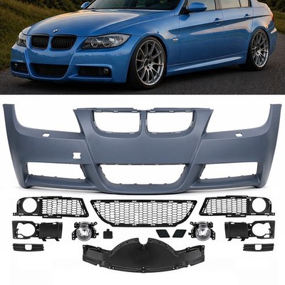 Front Sport Stoßstange vorne für SRA +NSW passt für BMW E90 E91 bj. 05-08 +ABE*