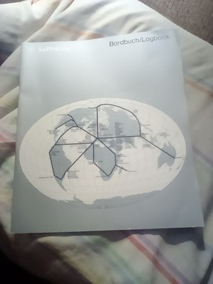 1972 Lufthansa Bordbuch/Logbook In Flight Magazine Route Maps Advertising   