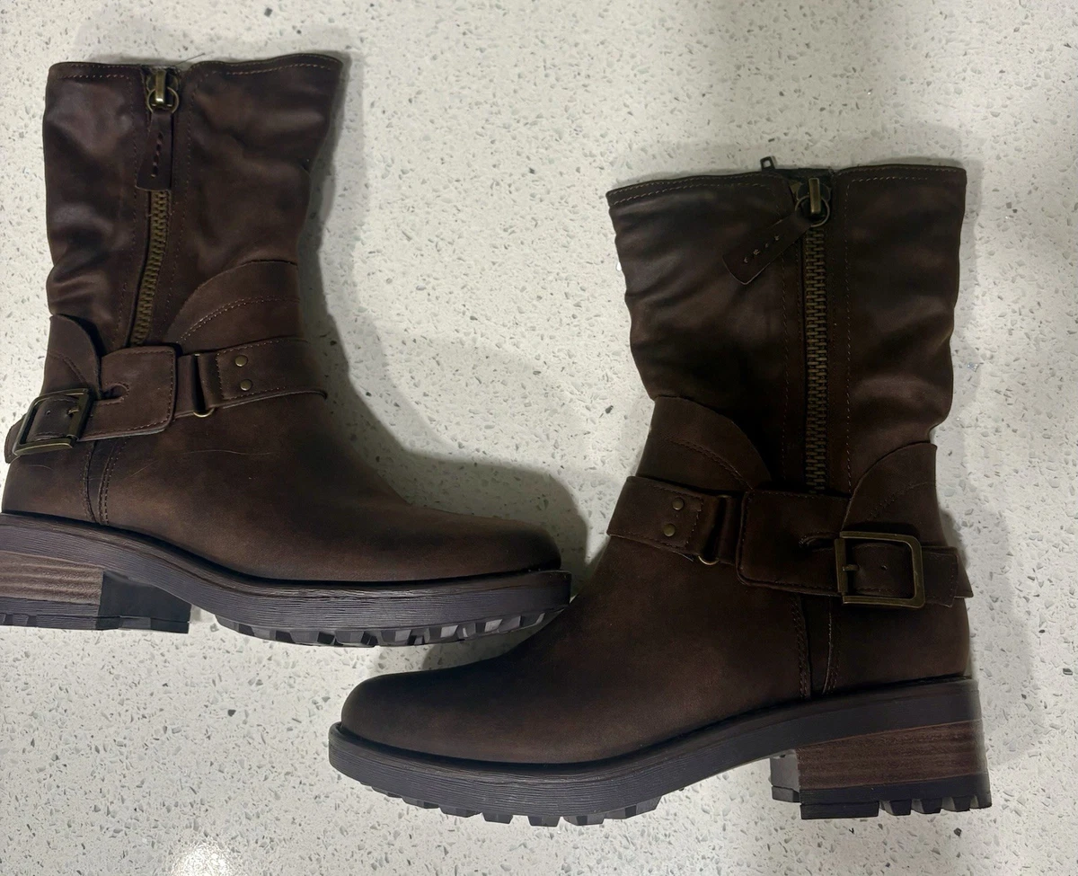 Bottines Compensées Fergie Ophélie Daim Marron - Taille US 9 (FR 39/40)