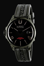 NEW IN BOX U-BOAT DARKMOON 40 MM BK GREY CURVED CAMOUFLAGE REF. 9552 MENS WATCH