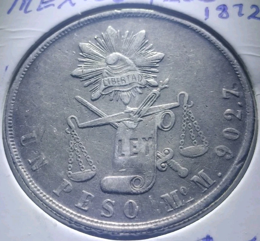 1872 Year Mexican Coins for sale | eBay