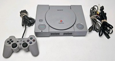 Sony Playstation PS1 Console SCPH-9001 Bundle w/ OEM Controller, Power/AV Cables
