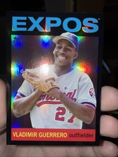 2025 Topps Archives - 1964 Topps Vladimir Guerrero #79 Black Foilboard & Base 