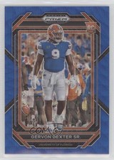 2023 Panini Prizm Draft Picks Blue Wave Prizm 107/249 Gervon Dexter Sr #193 rw6