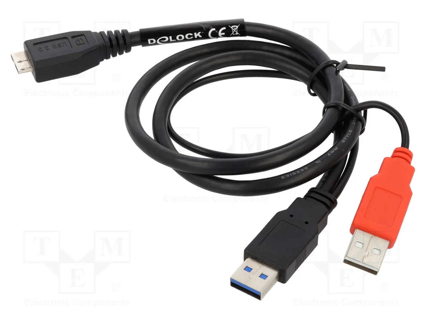 Delock - Câble Usb - Usb Type A (M) Pour Usb (Alimentation Uniquement), Micro-Usb De Type B (M) - Usb 3.0 - 20 Cm - Image 2
