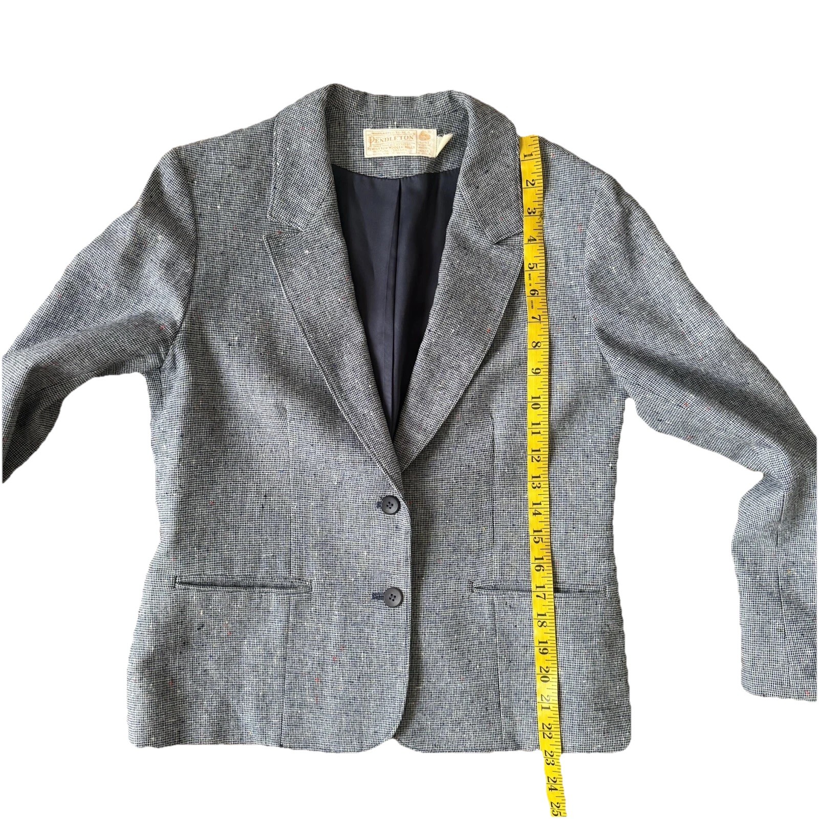Pendleton Two Button  Blazer  Women’s Small Blue … - image 9