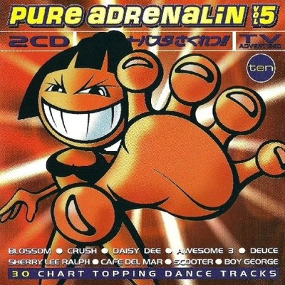 PURE ADRENALIN VOL. 5 2CD 1997 FUN FACTORY DAISY DEE BROOKLYN BOUNCE