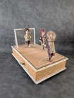 German Hand Wind Mechanical Toy Boys Playing Soccer/Football by Zinner&Sohne#D9