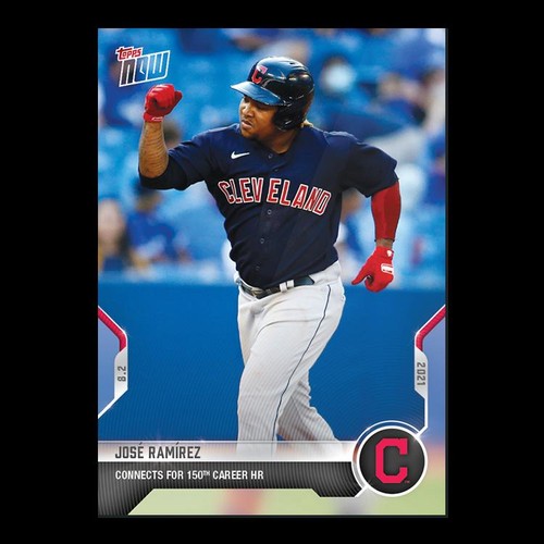 2021 Topps Now 607 José Ramírez