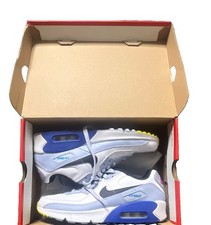 Nike Air Max 90 Leather GS White Blue Whisper...