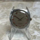 Vintage Timex Viscount Automatic H-Shaped Markers w/Red FOR PARTS or REPAIR