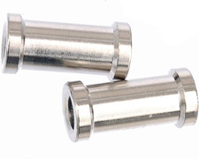 2 Packs 32Mm 1/4" to 3/8" Inch Female to Female Convertor Threaded Screw Adapt