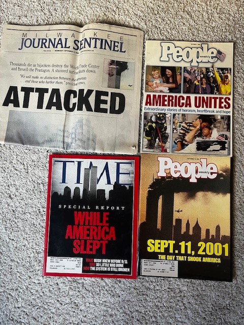 FOUR 9-11 PUBLICATIONS, TIME, PEOPLE, MILWAUKEE JOURNAL